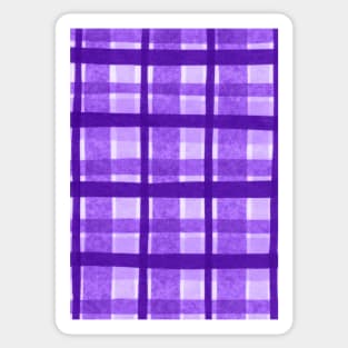 Tissue Paper Plaid - Purple Sticker